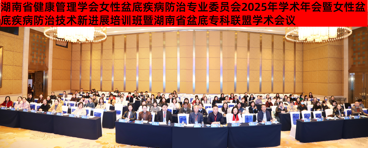 多学科协作引领盆底健康新方向---2025年湖南省健康管理学会女性盆底疾病防治专业委员会年会在长沙成功召开