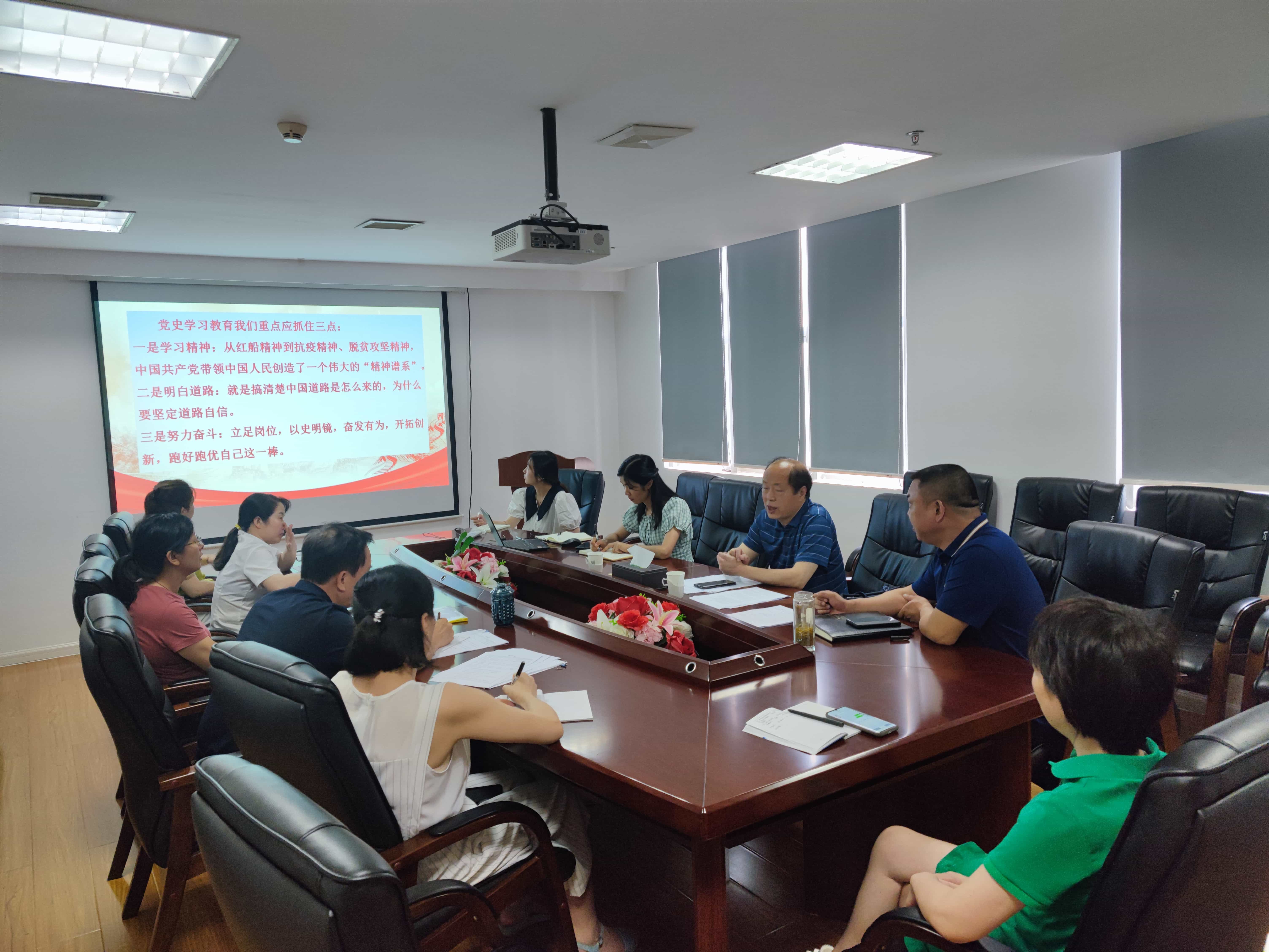湖南省健康管理学会党支部党史学习教育专题党课