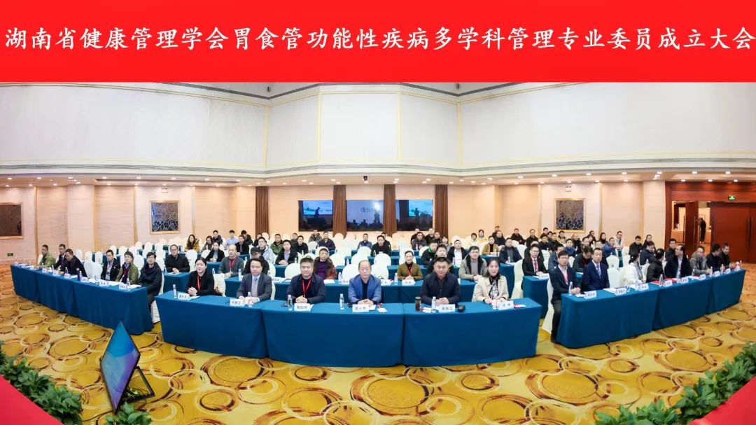 湖南省健康管理学会胃食管功能性疾病多学科管理专委会成立，何恒正教授当选主任委员